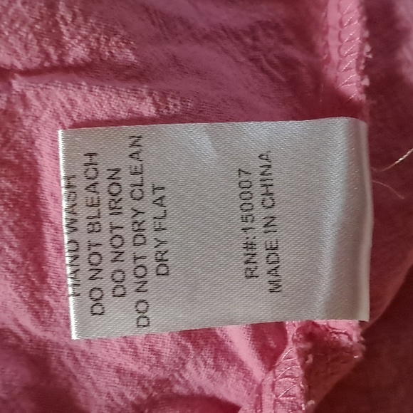 Veveret Embroidered Babydoll Shift Dress Mini Boho Hippie Linen Artsy Floral - Picture 9 of 10